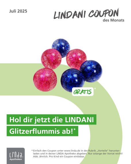 Bunte Glitzerkugeln in Pink und Blau auf hellem Hintergrund, mit einem Coupontext.